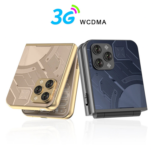 SERVO® Flilo9 – Téléphone à Clapet Double SIM sans Internet